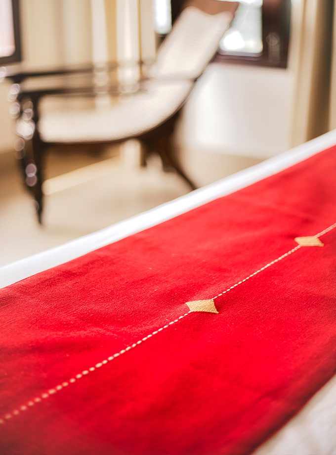 Naga Reversible Bed runner - Red - Image 3