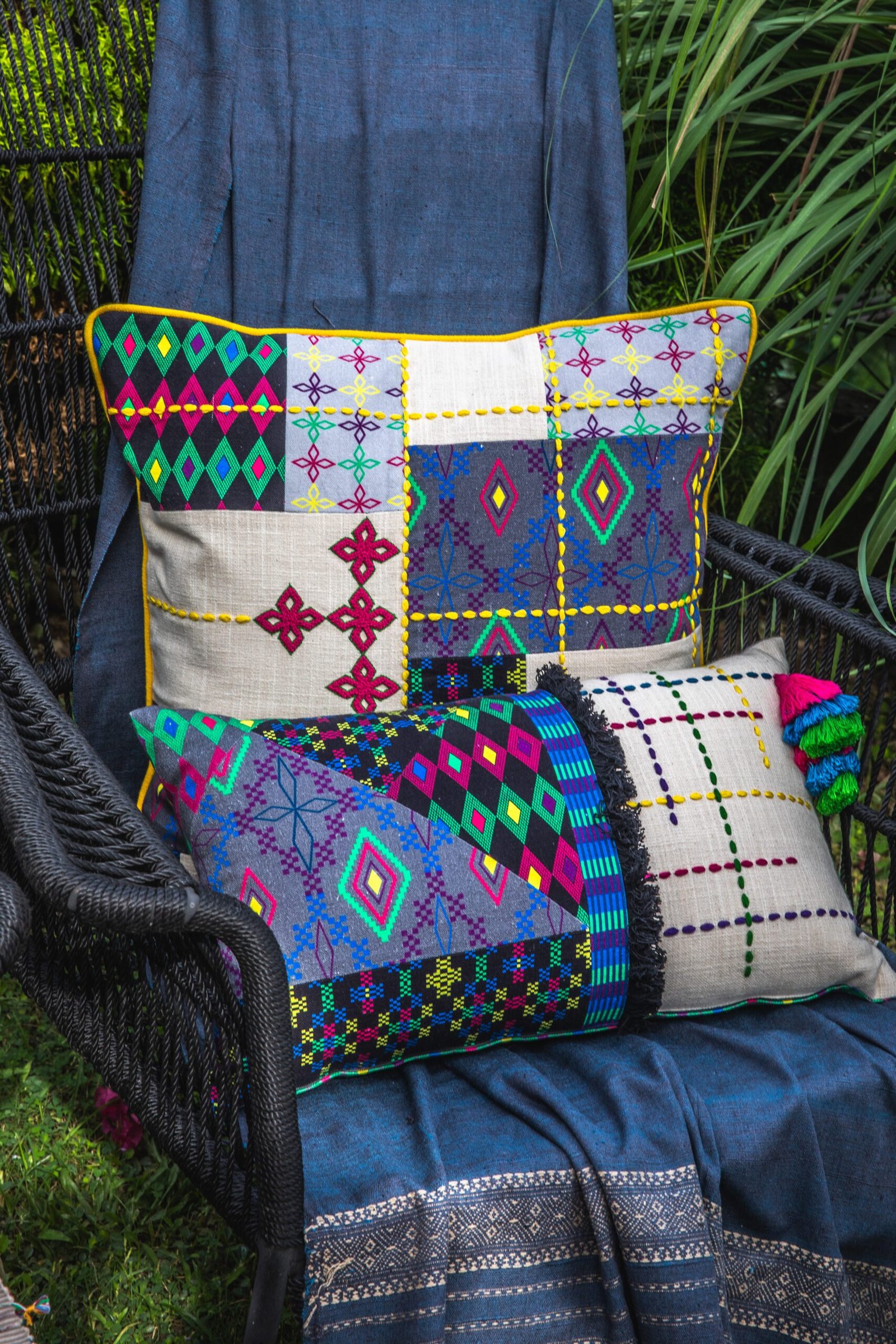 Hand Embroidered and Patchwork | PHAWNGPUI STAR - Zoram Collection - Image 6