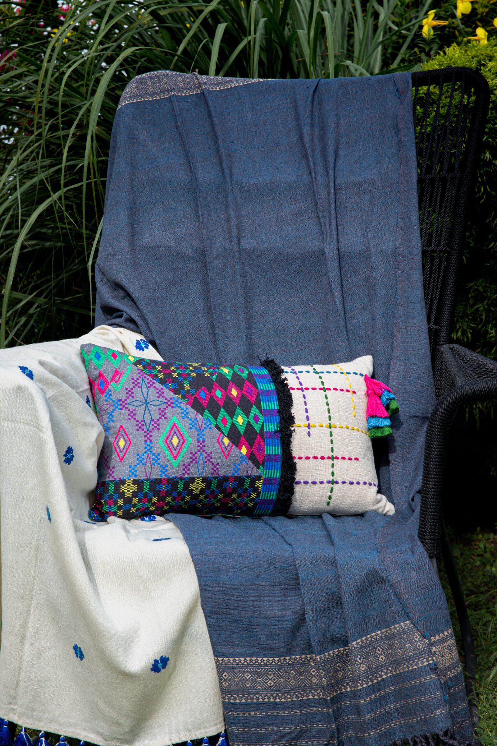 Hand Embroidered and Patchwork | PHAWNGPUI STAR - Zoram Collection - Image 7
