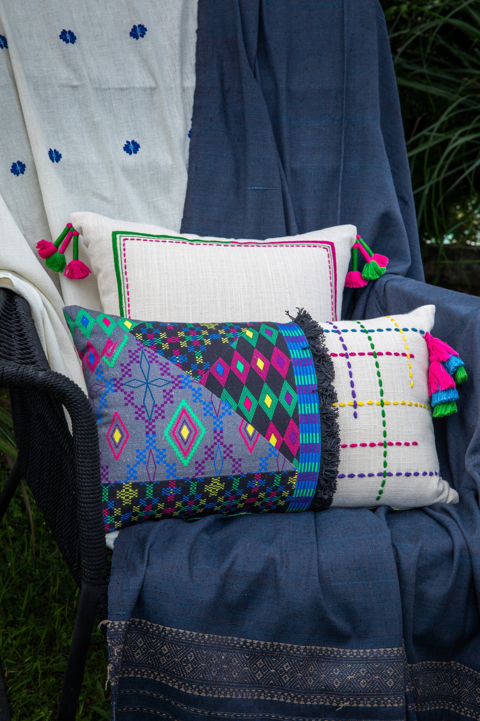 Hand Embroidered and Patchwork | PHAWNGPUI STAR - Zoram Collection - Image 5