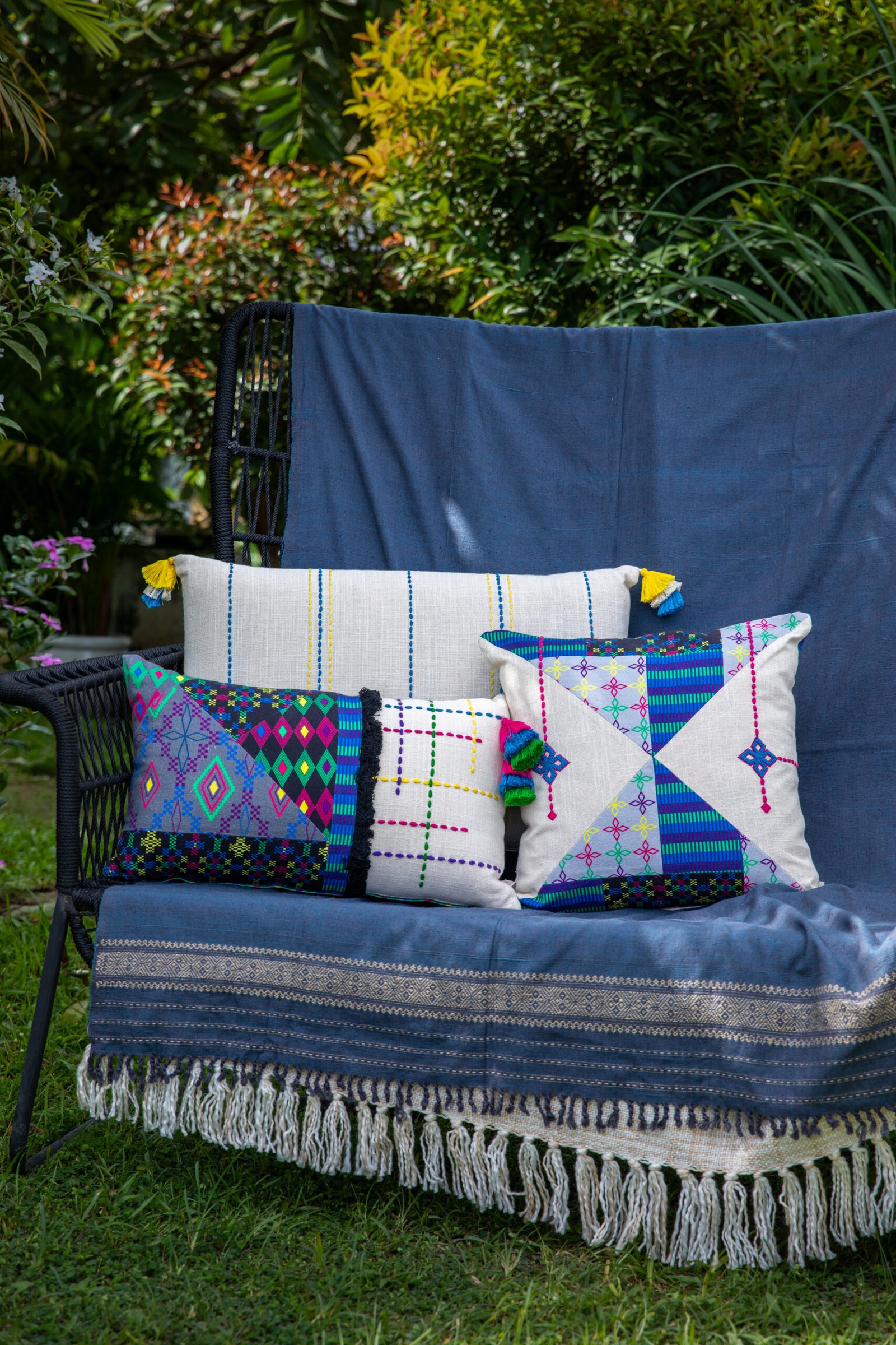 Hand Embroidered and Patchwork | PHAWNGPUI STAR - Zoram Collection - Image 8