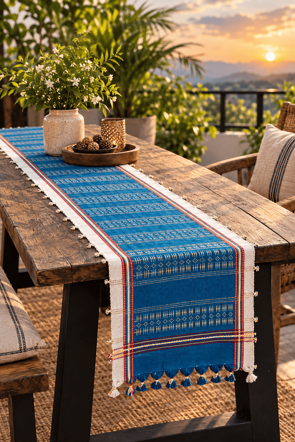 Handwoven Table Runner | Nutayekha — Chakhesang - Image 4