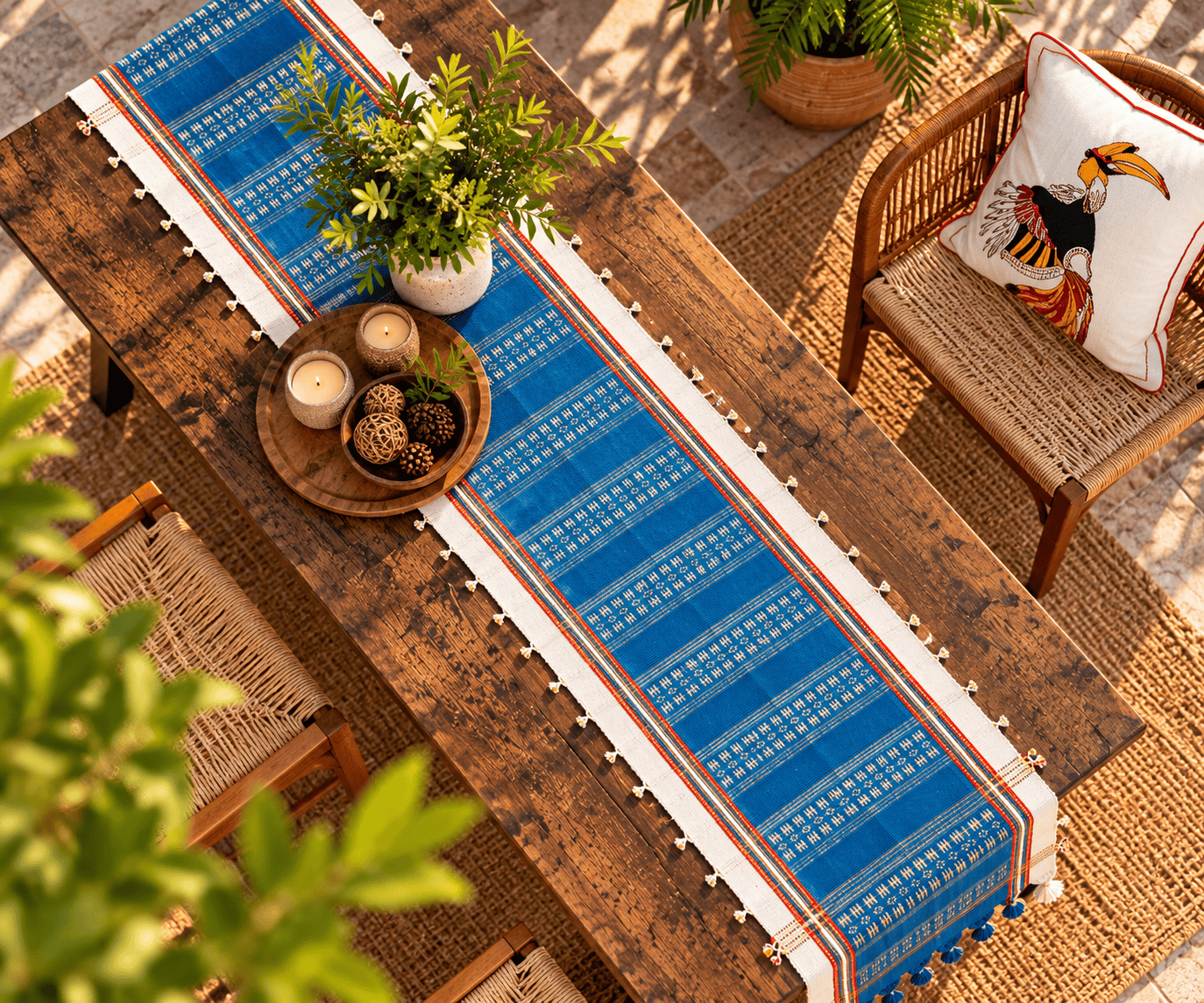 Handwoven Table Runner | Nutayekha — Chakhesang - Image 3